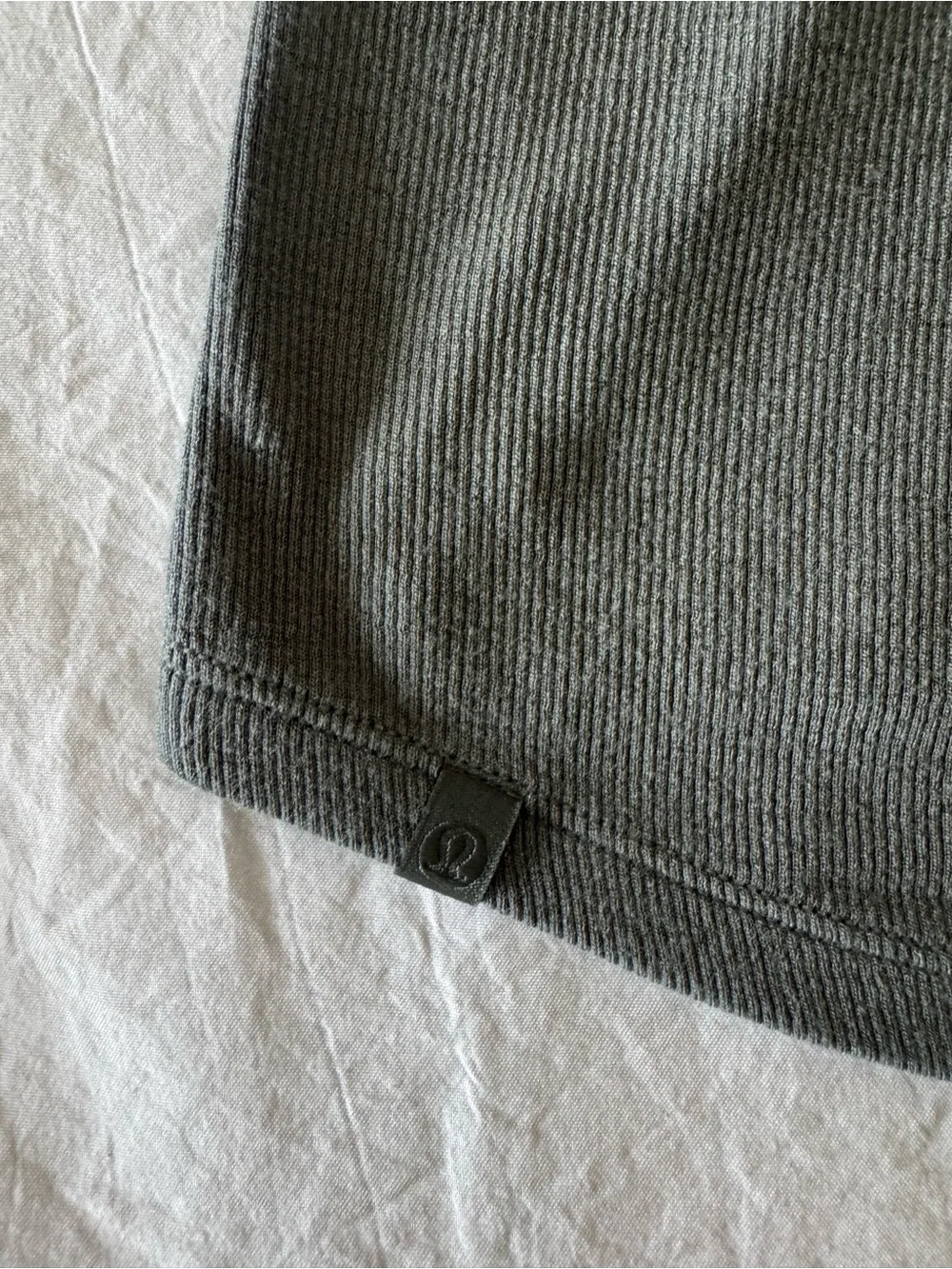 Lululemon Hold Tight Long-Sleeve Ribbed Henley Top in Sage Green - Size 4
